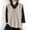Beige, variant on Rvasteizo Tank Tops for Women Solid V Neck Knit Sleeveless Loose Hollow Pullover Breathable Ladies Blouse