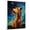 Airedale Terrier, variant on Plott Hound Dog Canvas Starry Night Van Gogh Inspired Arts Large Abstract Oil Paintings On Canvas Wall Artwork For Living Room Decorations