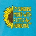 thumbnail image 5 of Wild Bobby, I'm Sunshine Mixed With A Little Hurricane , Inspirational/Christian, Women Tri-Blend Racerback Tank Top, Vintage Turquoise, Small, 5 of 5