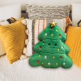 thumbnail image 5 of Christmas Snowman Shaped Pillow - Decorative Throw Pillow, Soft Fabric Filled with PP, 38x15x10cm 280g, for Living Room/Bed/Sofa, 5 of 5