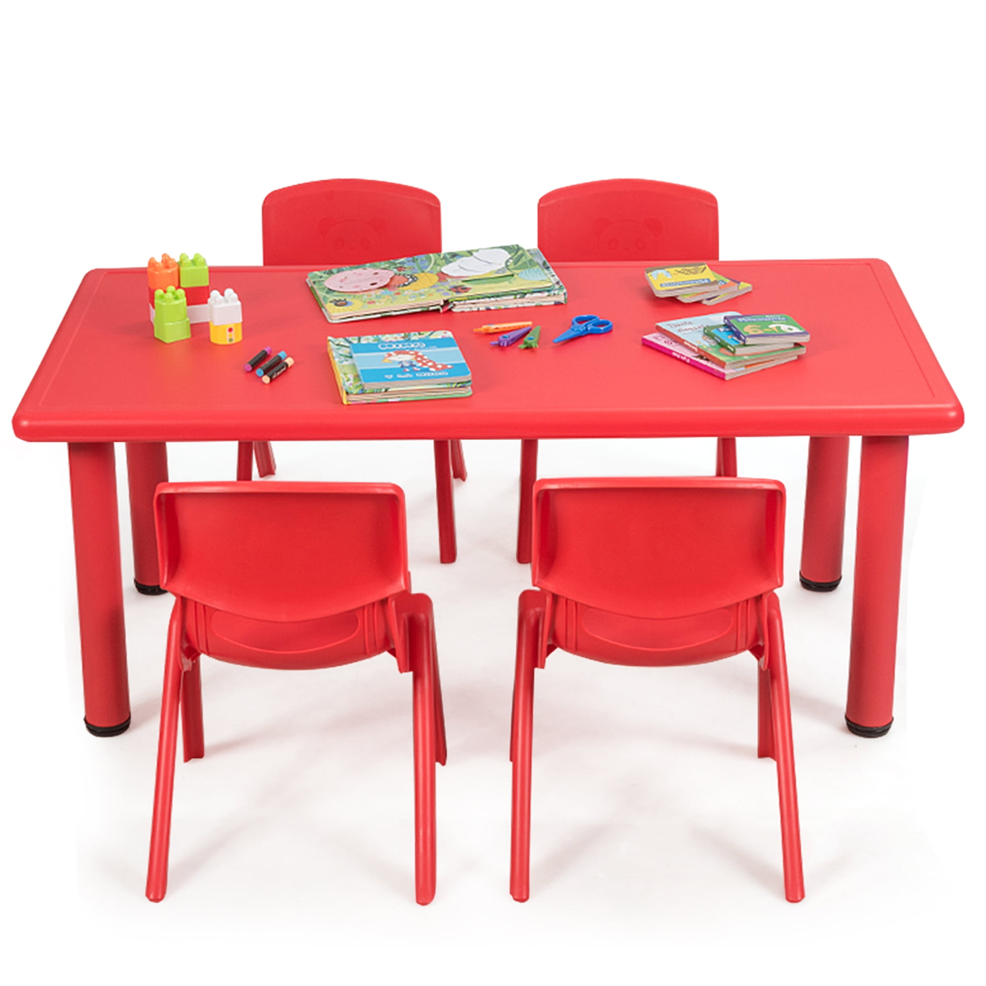 Plastic Play Activity Table and Chair Set Children's kids Indoor Desk outdoor