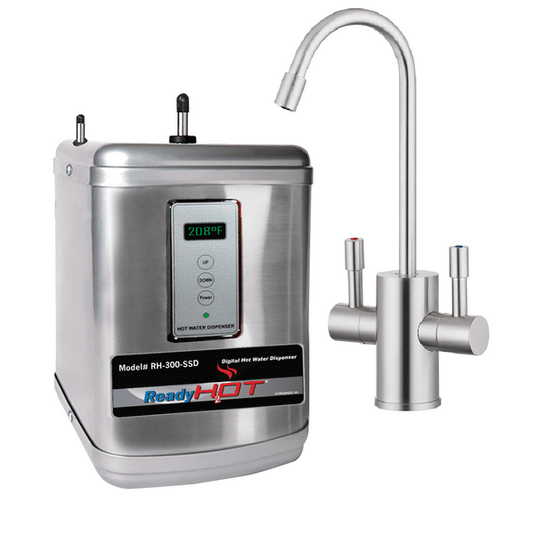 Ready Hot Digital Display Hot Water Dispenser, Includes Brushed Nickel