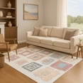 thumbnail image 7 of Addison Rugs Mayfield Premium Machine Washable Transitional Geometric Peach Rectangle Rug, 9' x 12', 7 of 7