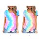 thumbnail image 3 of Guardurnaity Camisetas de manga corta con cuello en V suaves y a la moda para mujer. Cuello en V corto informal de verano holgado. Prendas para la parte inferior del cuerpo, 3 of 3