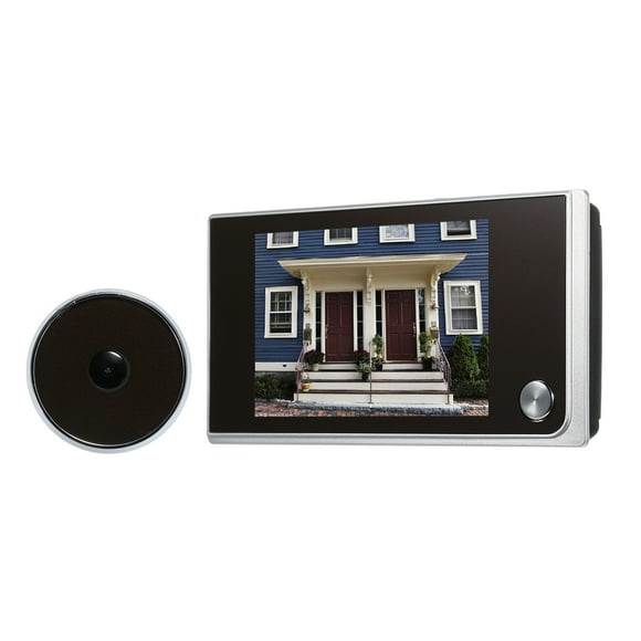 Riwcyla Digital Door 3.5inch LCD Color Screen 120 Degree Peephole Viewer Door Eye Viewer (Batteries are not included) , perfect for daily use, outdoor activities, travel & casual occasions