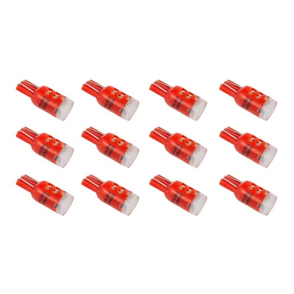 Diode Dynamics 194 LED Bulb HP5 LED Red Set of 12