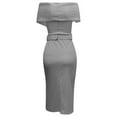 thumbnail image 6 of CHGBMOK Plus Size Dresses for Women Summer Bandage Solid Color Backless Strapless Party Long Maxi Dress Sizes S-3XL, 6 of 8