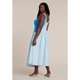 thumbnail image 3 of ELOQUII Women's Plus Size Flare Skirt Tank Dress, 3 of 3