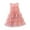 Pink, variant on Girls Casual Dresses Toddler Girls Sleeveless Sequin Ruffles Dress Dance Party Dresses Clothes Sizes 5-6 Years