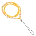 thumbnail image 1 of Phone Beaded Hanging Yellow Polymer Clay 1Set 16.7X0.2X0.2In, 1 of 1