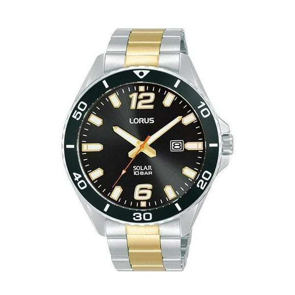 Lorus RX363A Solar Classic Men Watch - Black