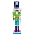 thumbnail image 1 of Christmas Wooden Nutcracker Adorn Creative Wood Soldier Nutcracker Ornament, 1 of 8