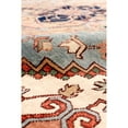 thumbnail image 4 of Pasargad Home Serapi 9' x 12' Hand-Knotted Wool Light Blue/Ivory Rug - All Ages, Indoors, 4 of 5