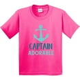 thumbnail image 3 of Inktastic Captain Adorable, Boat Anchor, Sailor, Sailing Youth T-Shirt, 3 of 5