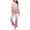 Pink, variant on XuJwPNcy Two Piece Pajama Sets for Women V Neck Long Sleeve Top with Wide Leg Pant Sleepwear Pjs Outfits