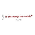 thumbnail image 3 of Vinyl Sticker Decor,4.33In Spanish I Love You Drive Safe Inspirational Decal Waterproof Colorfast Easy Peel Stick,Love Themed Decor for Notebook Car Laptop Window Surface Protection Decors, 3 of 6