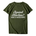 thumbnail image 4 of Pompotops T-Shirt Décontracté à Manches Courtes pour Femmes avec Imprimé Lettre, 4 of 7