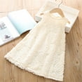 thumbnail image 3 of Baby Girl Dress Sleeveless Dress Solid Color Back Bow Swing Dress Summer Princess Dress Vacation Day Wear Flowy Beach Dress,Size 2 Years-3 Years, 3 of 6