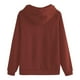 thumbnail image 5 of Jeans de tiro bajo,Sudadera con capucha para mujer, blusa de manga larga y cuello redondo, bolsillo tipo canguro, tejido suave y transpirable, ropa informal para estar en casa, sopatenor, 5 of 9