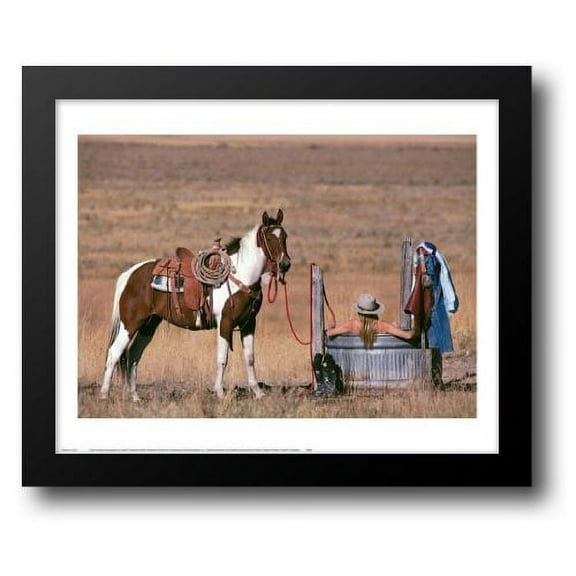 Cowgirl in Heaven 24x20 Framed Art Print by Stoecklein, David R.
