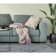 thumbnail image 4 of Earth and Heaven Throw Pillow in White and Blue 16x16, 4 of 4