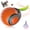 Orange, 1PC, variant on Upgrade 3.0 Tail Cat Toy, 2026 New Tail Interactive Cat Toy for Indoor Cats, USB Rechargeable Automatic Moving Smart Cat Toys Ball with Tail Two Speed Adjustment (Blue, 1PC)