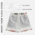thumbnail image 3 of FORMRS Boys Swim Trunks Quick Dry Mesh Liner Boardshorts Sizes XS-XL, Red Nordic Christmas House, 3 of 7