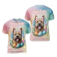 thumbnail image 3 of Happy Easter Cairn Terrier with Bunny Ear Headband and Flowers All Over Print 3D Shirt Unisex Merch Cairns Dog Lover - 13001, 3 of 6