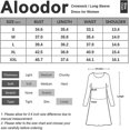 thumbnail image 4 of Aloodor Robe d'Automne pour Femmes 2022 Manches Longues Bouffantes Col Rond Robes Décontractées, 4 of 4