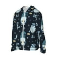 thumbnail image 2 of Gaeub Gnome and Snowflakes Men's and Women's UPF 50+ Long-Sleeved Sun Protection Clothing, Fishing Shirt Long Sleeve Zip - 3X-Large, 2 of 9