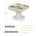 thumbnail image 4 of 4PCS Square Cabinet Fluorescence Knob Glowing in the Dark Furniture Drawer Pulls Handle with Screws Penguin, 4 of 5