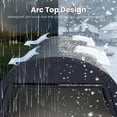 thumbnail image 2 of KING BIRD 12 x 20FT Heavy Duty Round Style Carport, Anti-Snow Car Canopy Outdoor Storage Shelter with Reinforced Ground Bars, 2 of 9