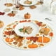 thumbnail image 5 of Mantel individual de otoño, mantel con temática otoñal, hojas de flores de calabaza, mantel retro para comedor, manteles individuales para fiesta de la cosecha de otoño, resistentes a las manchas y al, 5 of 6