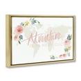thumbnail image 4 of Stupell Industries Floral Girl's Adventure Plants & Flowers Painting Gold Floater Framed Canvas Art Print Wall Art, 25 x 17, 4 of 10