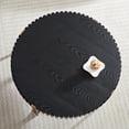 thumbnail image 6 of Tcbosik 31.5" Coffee Table with Metal Legs, Round Cocktail Table, Center Table for Living Room, Easy Assembly, Matt Black, 6 of 8