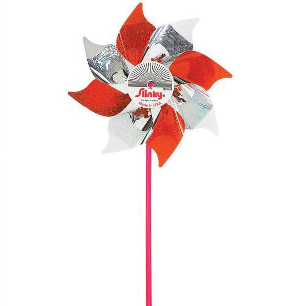Slinky Reflective Flower Pinwheels And Wind Spinners Christmas Decor