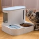 thumbnail image 4 of Large Capacity Cat Automatic Feeder Water Dispenser Wet and Dry Separation Dog Food Container Drinking Water Bowl Pet Supplies ShopWise Round, 4 of 15