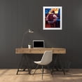 thumbnail image 3 of Mallett, Keith 12x14 White Modern Wood Framed Museum Art Print Titled - Ragtime, 3 of 4