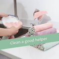 thumbnail image 3 of CNKOO 2/5/10/20 Pcs Random Color Coral Fleece Absorbent Hand Towel Clean Cloth Sink Wipe Non Stick Oil Cleaning Rags, 3 of 10