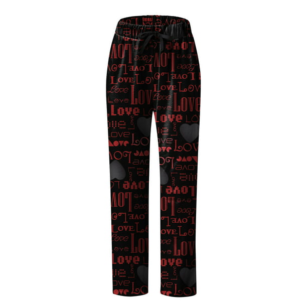 LEEy-World Women'S Pants Women's Casual Skinny Pants High Waisted Split Hem  Office Work Pants Red,M