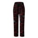 thumbnail image 2 of Gibobby pantalones senderismo mujer Pantalones exteriores de tela escocesa de encaje de primavera puede ser informal pijama de algodón usado para mujer pantalones de casa (Rojo, XL), 2 of 5