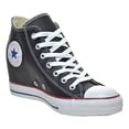 thumbnail image 2 of Converse Chuck Taylor Wedge Lux Mid Women's Casual Shoe Black/White 549559c, 2 of 6