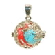 thumbnail image 5 of Constelación colgante hecho joyería colgante esférico cuelga constelación medallón colgante hueco perforado León, 5 of 9