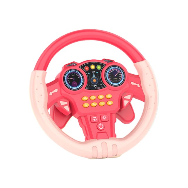 TISHITA Jouet Volant Rond Voiture Jouet de Conduite pour Enfants Garçons Filles 3 4 5 6 Ans Rouge
