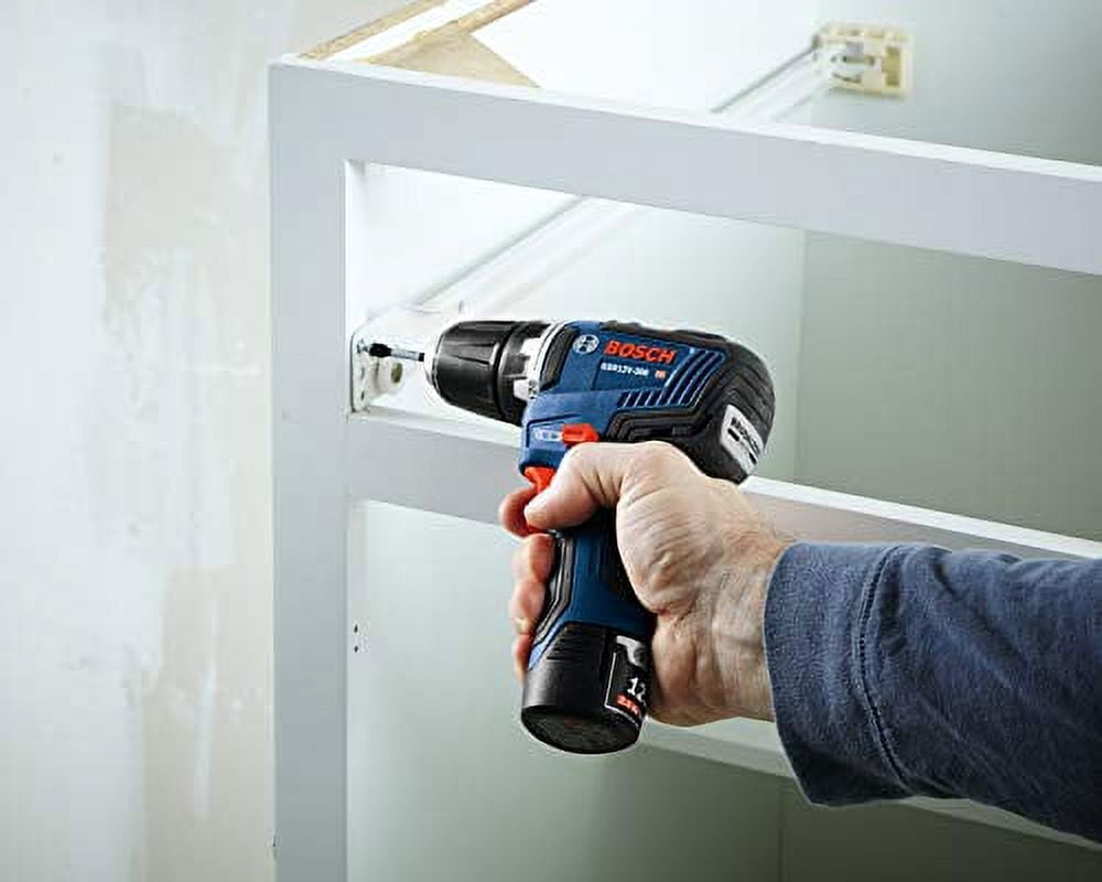 BOSCH GXL12V-220B22 12V Max 2-Tool Brushless Combo Kit with 3/8 In. Drill/Driver, 1/4 In. Hex Impact Driver and (2) 2.0 Ah Batteries