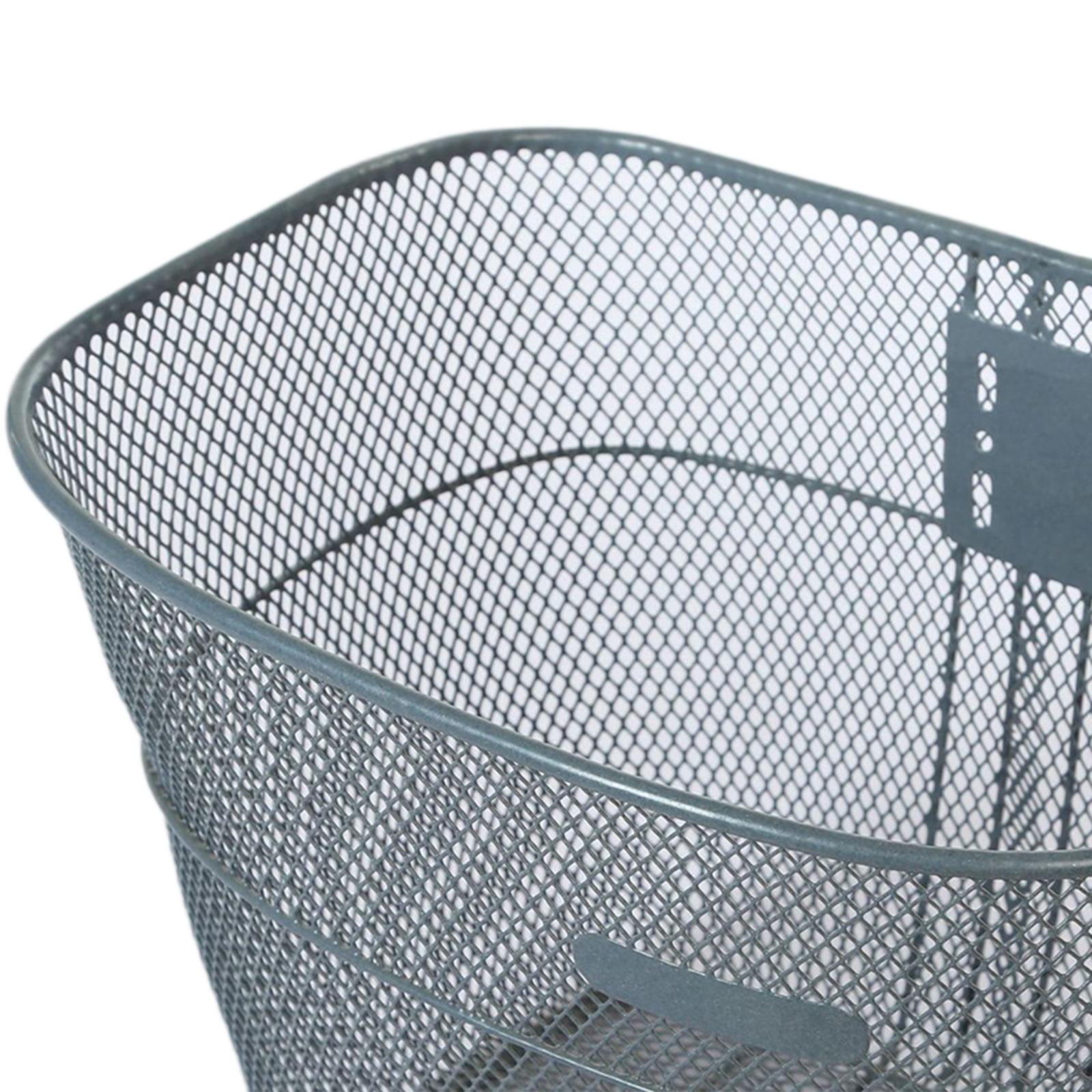harayaa Bike Basket Basket Large Space Rustproof Bike Frame Basket Bike Front Basket for Gray