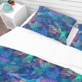 thumbnail image 4 of Designart 'Tropical Pattern with Palm Leaves' Modern & Contemporary Duvet Cover Set, 4 of 4
