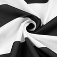 thumbnail image 5 of Black and White Striped Tablecloth for Rectangle Tables, Geometric Stripe Waterproof Table Cloth for Kitchen Dining Room, Polyester Tablecloth Rectangle 60” x 84”, 5 of 6