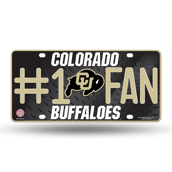 Colorado Buffaloes Metal License Plate