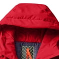 thumbnail image 5 of Sahpxhe Men's Hooded Softshell Jacket Waterproof Windbreaker Zip Up Warm Puffer Jackets Winter Travel Hiking Outerwear Red XXXL, 5 of 9